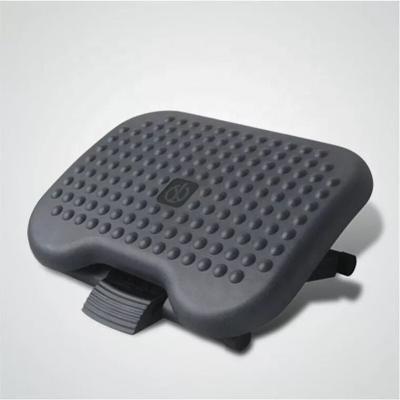 China Height Adjustable Ergonomic Angle Foot Rest Massage (Height) Plastic Footrest for sale