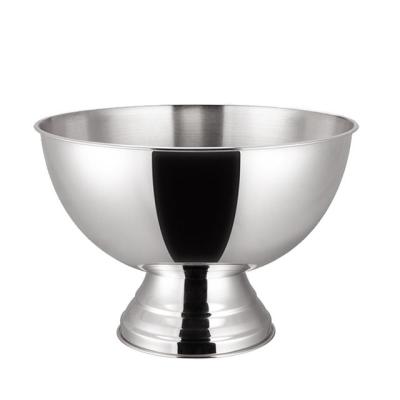 China Cheap Metal Viable Bowl Shape Champagne Ice Buckets for sale