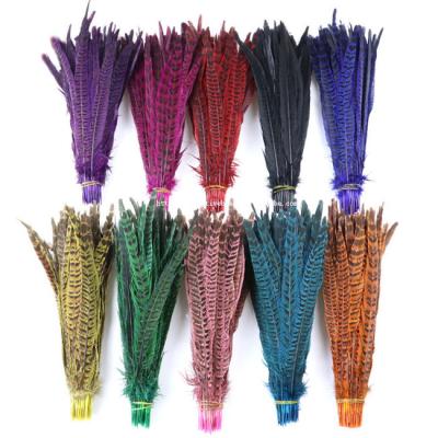 China Marry the & Party decoration mixed color natural feather for high quality in 25-30cm rooster feather in natural color with 100pcs/lot on sale cheap for sale