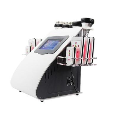 China 2021 Hottest Weight Loss Product Lipo Laser Slimming 6 in 1 Vacuum Cavitation Beauty Machine for sale