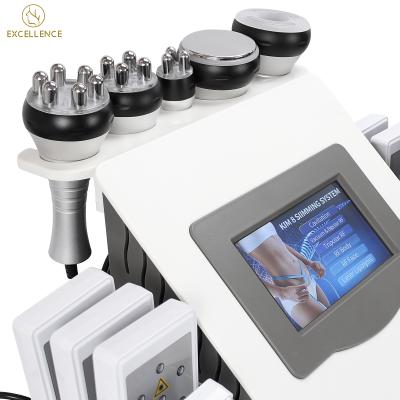 China Newest Ultrasonic Weight Loss Cavitation 40K Machine 8 Pads Liposuction Lipo Laser RF Vacuum Slimming Machine Skin Care Salon Spa Beauty for sale