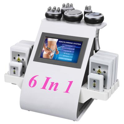 China Ultrasonic Weight Loss Cavitation Radio Frequency Lipo Laser Slimming Machine Vacuum RF Skin Tighten Beauty Machine for sale