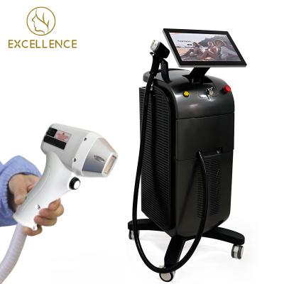 China Whitening 3 Wavelength 600W Diode Laser Hair Removal Big Spot 40 Million Shots for sale