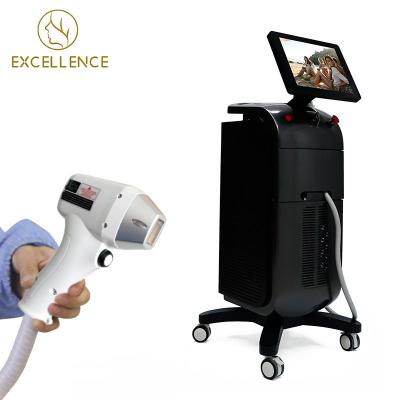 China Super Light 808nm Diode Laser IPL Hair Removal System Soprano Pure Machine 600W Whitening for sale