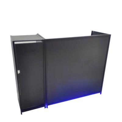 China Lockable quality timber showcase with glass top & 2 shelf retail checkout counter for sale