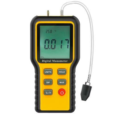 China 2023 Universal Differential Pressure Gauge HVAC Gas Pressure Tester Engine Digital Negative Pressure Gauge for sale