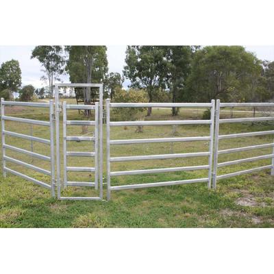 China Durable Portable Cattle Yard Horse Fence Panel Heavy Duty Galvanized Livestock Panels for sale