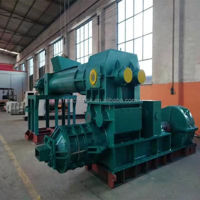 China Building Material Shops Vacuum Extruder For Clay Brick Making Production Line With Tunnel Bake Kiln Oven for sale