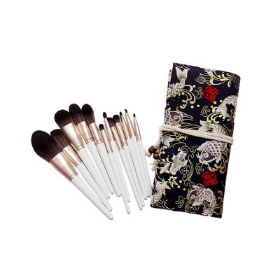 China Wholesale 12pcs Durable High Quality Professional Makeup Brush Base Blush Eyeshadow Lip Brush Makeup Tools for sale