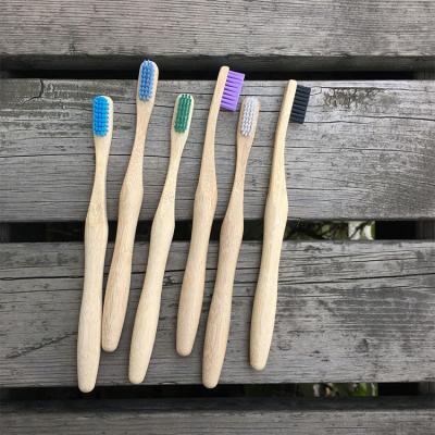 China Custom Private Natural Organic Degradable Eco Friendly Toothbrush Light And Comfortable Handle Wholesale Price 100% Logo Label for sale