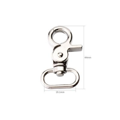 China Zinc Alloy Metal 44mm Snap Hook For 19mm Tying Key Chain DIY Accessories Swivel Snap Hook Bm06ym01-19.1 for sale