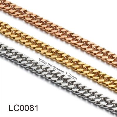 China Wear/Dress Accessory/Decoration Gift/Grinding Chain Necklace Chain Necklace Jewelry/Stainless Steel Bag Accessaries Various Color for sale