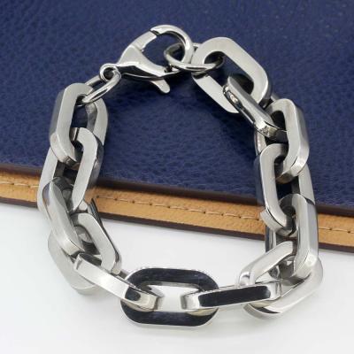 China Simple Fashion Stainless Steel Bracelet Accept Custom Design MB0003 for sale