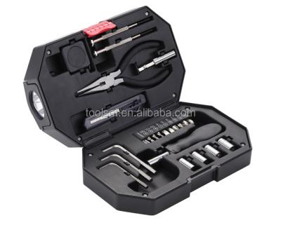 China Engine Case 24pcs Item Flashlight Function Household Tool Kit New Oilcase Designed Set for sale