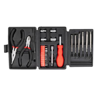 China 26pcs DIY Household Tool Kit, Hardware Tools in 3 Folds Compact Case for sale