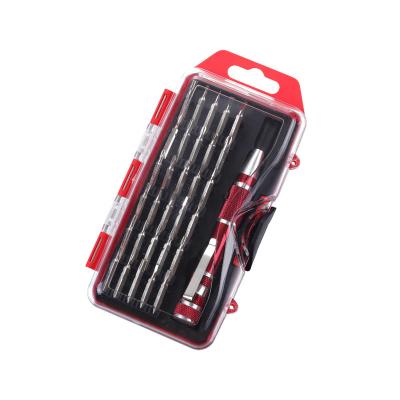 China Professional 31pcs Household Tool Kit Tool Kit Box Precision Bit Set With Aluminum Alloy Screwdriver Pen Handle Type for sale