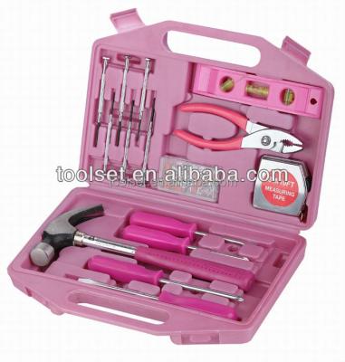 China 105pcs Pink Color Tool Kit Female Pink Tool Kit, Women Tool Boxes, Home Use Tool Kits for sale