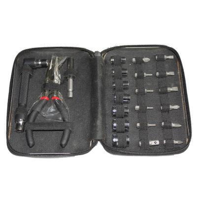 China Promotional DIY 23pcs Tin Box Packed Mini DIY Tool Kit Set for sale