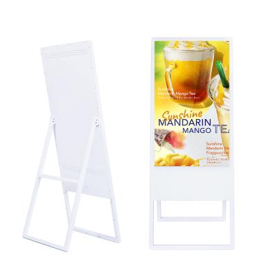 China Outdoor Floor Stand Display 49 Side Advertising Digital Signage 55 Inch Double Advertising Player Can Customize for sale