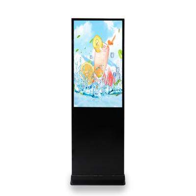 China 49 Inch Advertising Display Player Floor Stand Kiosk Totem Media Portable LCD Digital Signage Can Customize for sale