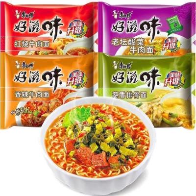 China Kang teacher instant noodles (jin shuang series) natural food 24 bags /ready-to-use per box for sale