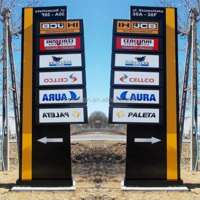 China Customized YIYAO Indoor Outdoor Led Gas Station Price Signs For Sale for sale