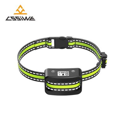 China Viable Customize Logo Bark Collar Waterproof Rechargeable Pet No No Bark Collar Dog Training for sale