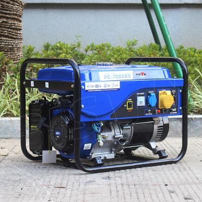 China MATCHUP Electric Start Portable Petrol Generator Air Cooled 6000W 7.5 Kva Gasoline Generator 20000set/Month for sale