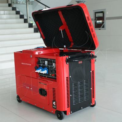 China MATCHUP Soundproof 110V/220V 5Kva 5000W 5.5Kw Silence Electric Diesel Generator 20000set/Month for sale