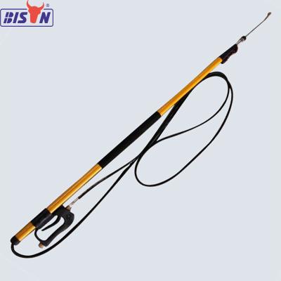 China Hotels Bison High Pressure Washer Telescopic Roof Gutter Cleaning Lance Tool 24Ft for sale