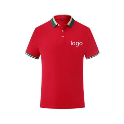 China Anti-wrinkle factory supply low price white polo t-shirt customized printing logo T-shirt polo shirt for sale