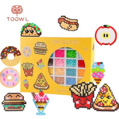 China DIY TOY Manufacturer customized non-toxic hand toy multicolor plastic educational prickly art educational hama beads for sale