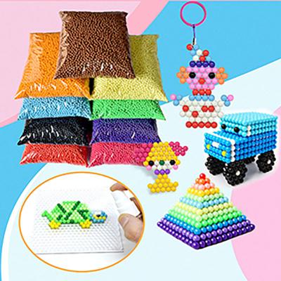 China 2022 New 24 Colors PVA Bulk Water Magic Beads PVA Water Spray Sticky Beads Diy Educational Toys Water Fuse Beads for sale