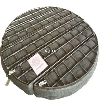 China Corrosion Resistance Oil Water Wire Mesh Demister Foam Remover Materials Stainless Steel Demister Pad for sale