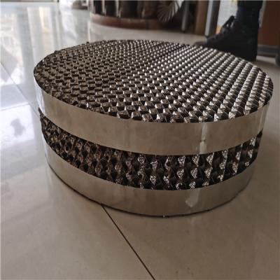 China Oil Filter Flux Large SS Metal Structured Perforated Plate Packing Corrugated Packaging for sale