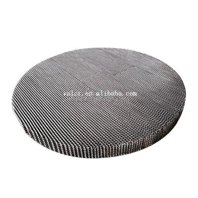 China Manufacturer 250AX 500BX 700CY Structured Packing Wire Gauze Perforated Corrugated Plate Wire Mesh Tower Packing Stainless Steel Structured Pack for sale