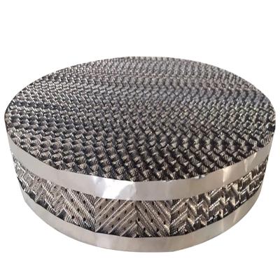 China SS304 SS316 SS316L SS410 Tower Stainless Steel Wire Gauze Metal Orifice Plate Corrugated Industrial Metal Wrapping for Chemical Industry for sale