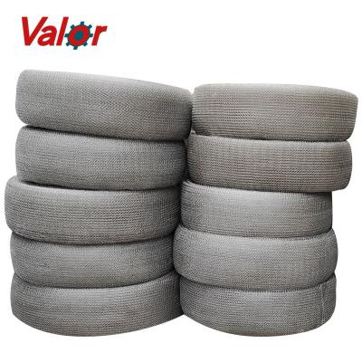 China Rust And Corrosion Resistance Low Pressure Drop Titanium Knitted Wire Mesh Liquid Gas Filter Mesh On Sale for sale