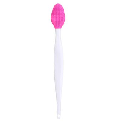 China Hot Selling Amazon Lip Multi Functional Exfoliate Nose Cleaning Silicone Lip Scrub Brush for sale