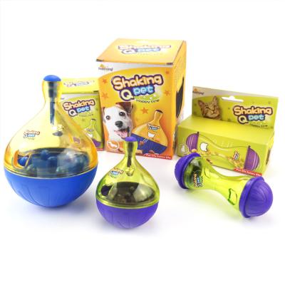 China Viable Custom Design Dog Cat IQ Ball Toys Non-Toxic Durable Bite Dispensing Leakage Device Interactive Food Treat Resistant Toy for sale