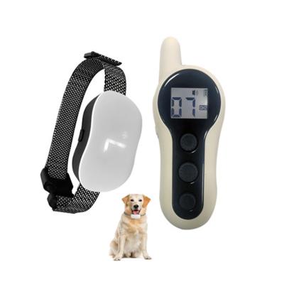 China Durable Dog Electric Barking Collar Small Dog Training Collar With 3 Safe Training Modes for sale