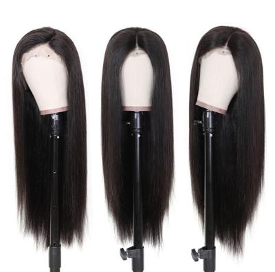 China Silky Straight Lace Frontal Wigs Brazilian Natural Wave Hair Wigs for sale