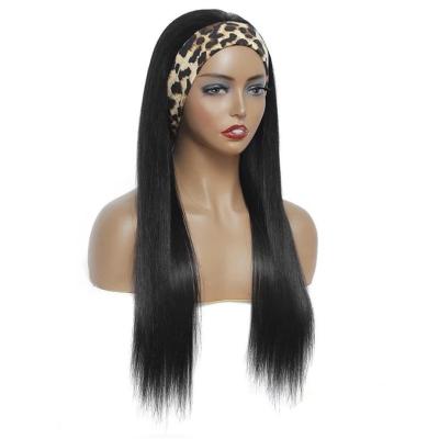 China Straight Headband Wig Hair Wigs For Color Women Brazilian Hair Glueless Remy Curly Human Hair Wigs for sale