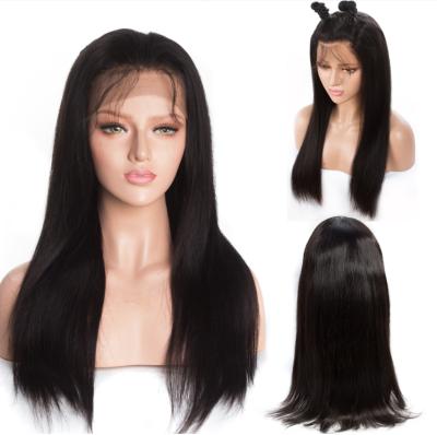 China New Arrival Straight 26 Inch Full Lace Wig Natural Regular Wave Swiss Color Lace Hair Wig for sale