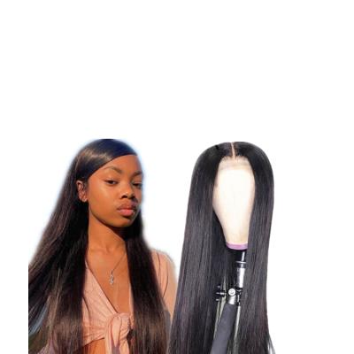 China Straight 2021 Full Lace Human Hair Straight Wigs 130% Density Full Lace Wig With Baby Hair for sale