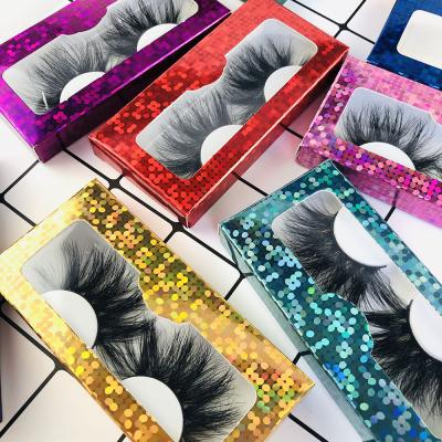 China Natural private label wholesale 3d mink lashes OEM false eyelash lashes paper box logo 25mm free custom eyelashes for sale