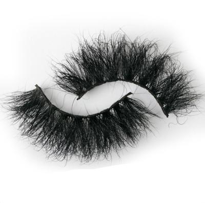 China 25MM 2021 real mink lashes3d wholesale seller of fur band wick 25mm Natural Mink Lashes 3d Mink Eyelashes for sale