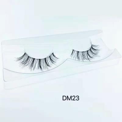 China Best Selling 25MM Clear Strip Clear Mink Lashes 3d Real Mink Eyelashes for sale