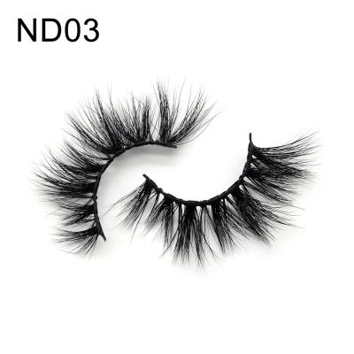 China High Quality Fluffy 3d Mink Lashes 3d Mink Lashes Vendor Crisscross Lashes For Eyes Makeup for sale