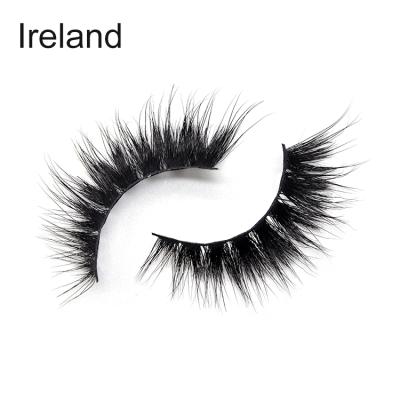 China High Quality Real Fur100% Real Mink Strip Eyelashes 3D Mink Lashes Vendor Wholesale 3d Mink Eyelashes for sale